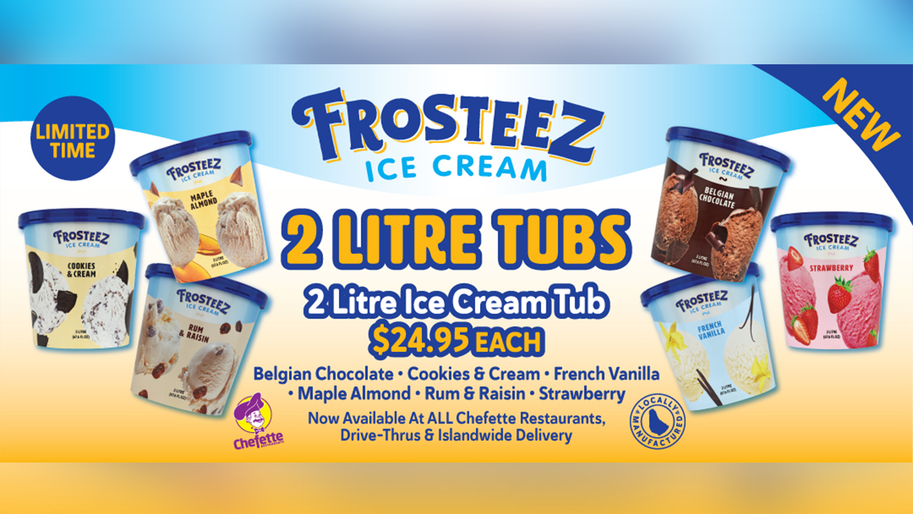 Frosteez 2 Litre Tub Ice Cream